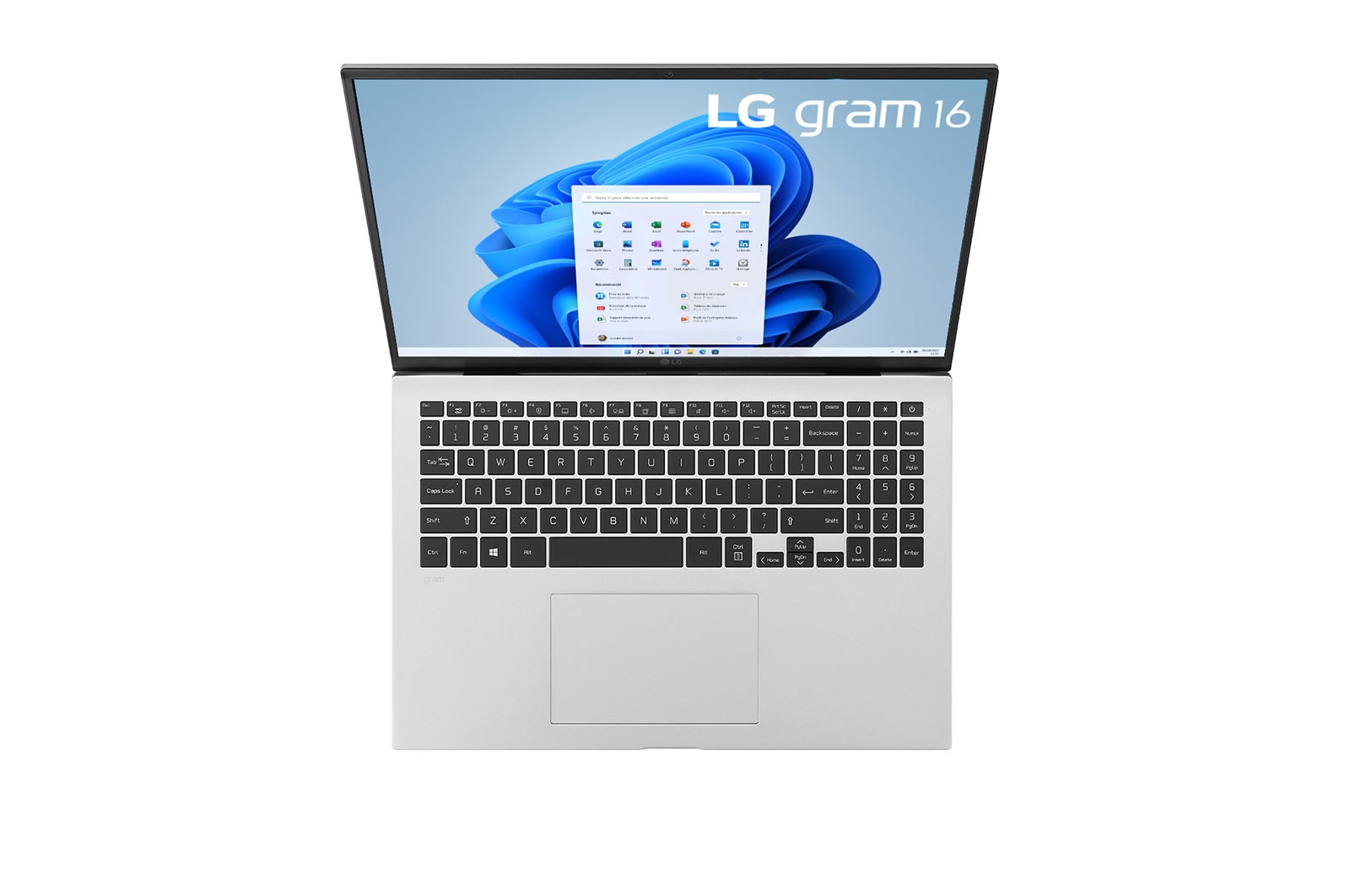 LG gram 16Z90P | Windows 11 Home | 16'' 1.2kg | Intel® Core™ i5 | RAM 16Go | SSD 512Go NVME, LG 16Z90P-G.AA56F