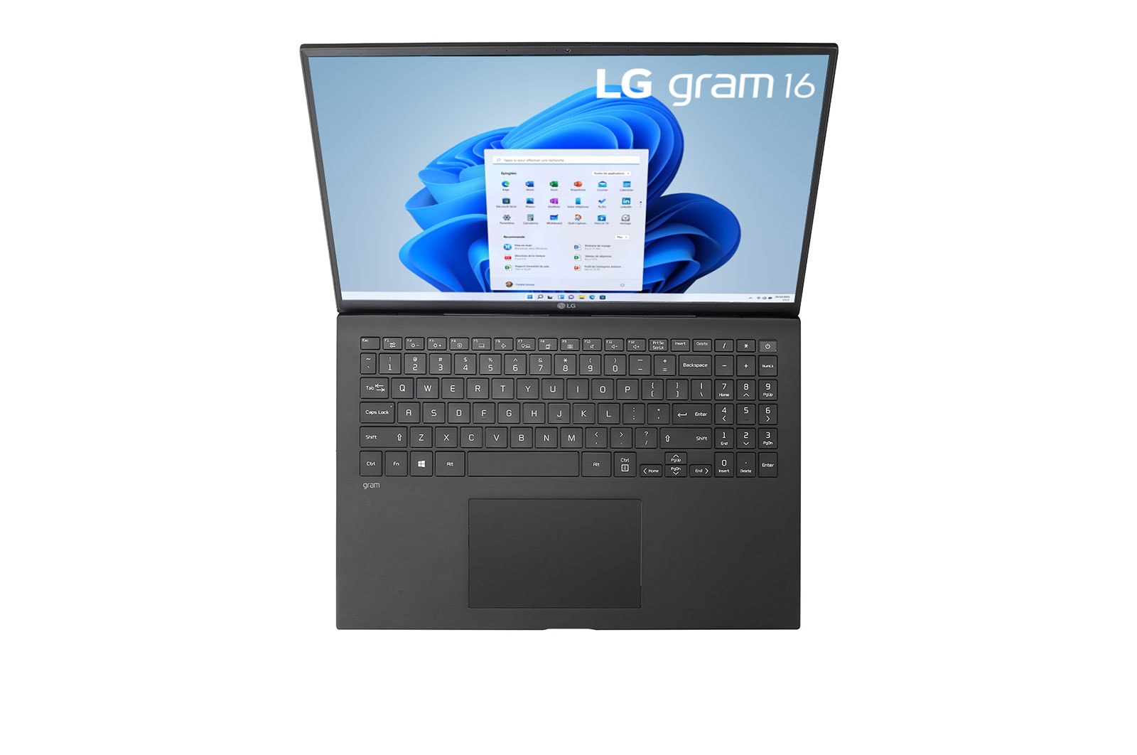 LG gram 16Z90P | Windows 11 Home | 16'' 1.2kg | Intel® Core™ i7 | RAM 16Go | SSD 256Go NVME, LG 16Z90P-G.AA72F