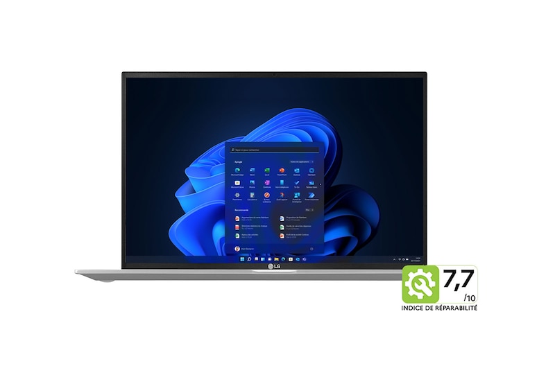 LG gram 16Z90P | Windows 11 Pro | 16'' 1.2kg | Intel® Core™ i5 | RAM 16Go | SSD 512Go NVME, LG 16Z90P-G.AP56F