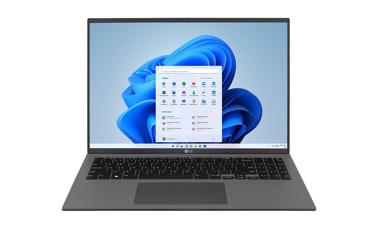 LG gram 16Z90R | Windows 11 Home Advanced | 16" 1199g | Intel® Core™ i7 | RAM 32Go | SSD 1To NVMe™, LG 16Z90R-G.AD78F