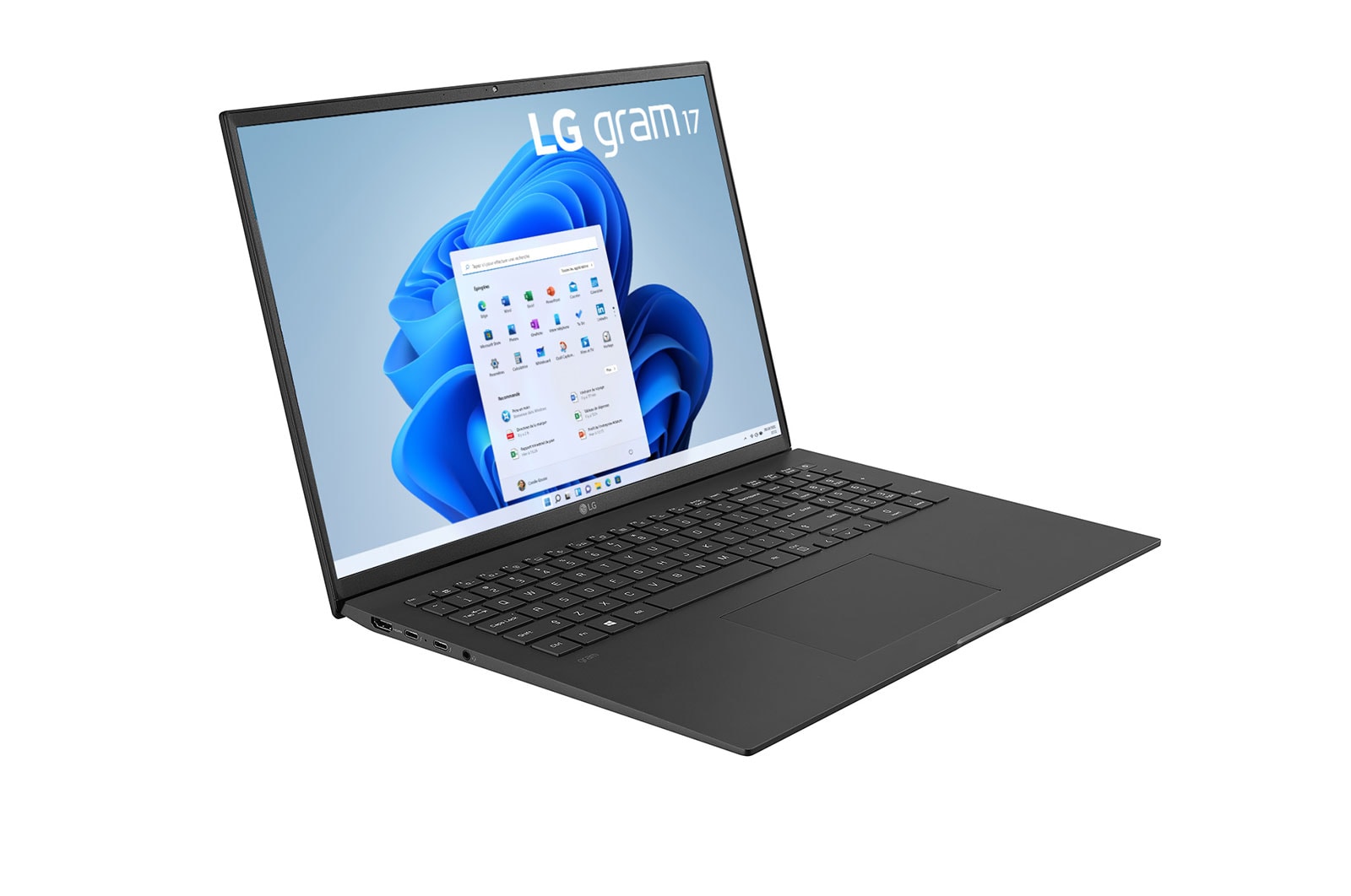 LG gram 17Z90P | Windows 11 Home | 17'' 1.3kg | Intel® Core™ i7 | RAM 16Go | SSD 512Go NVME, LG 17Z90P-G.AA75F