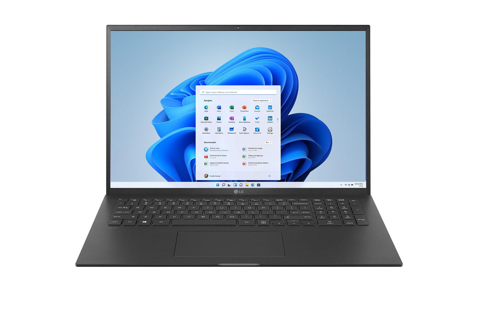LG gram 17Z90P | Windows 11 Home | 17'' 1.3kg | Intel® Core™ i7 | RAM 16Go | SSD 512Go NVME, LG 17Z90P-G.AA75F