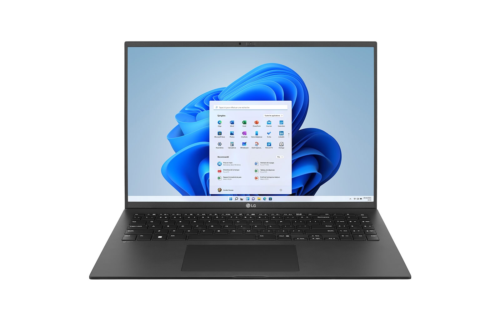 LG gram 16Z90R | Windows 11 Home Advanced | 16" 1199g | Intel® Core™ i7 | RAM 32Go | SSD 512Go NVMe™, LG 16Z90R-G.AD75F