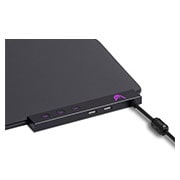 LG Tapis de souris Gaming RGB, LG UGP90HB-B