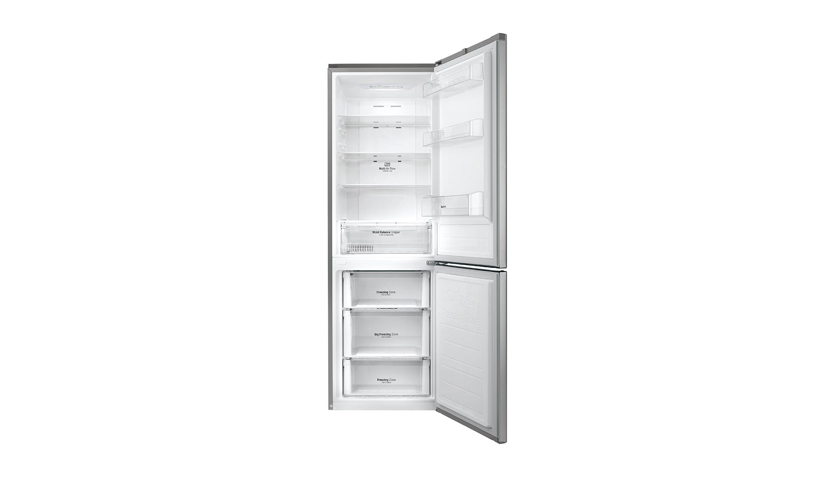 LG Réfrigérateur combiné | Total No Frost | Compresseur linéaire inverter | Smart Diagnosis™ | Moist Balance Crisper | A++, LG GB6106SPS
