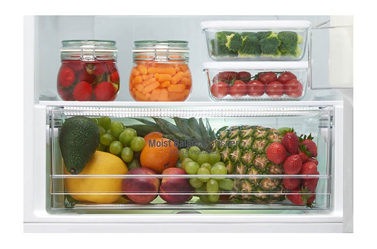 LG Réfrigérateur combiné | Total No Frost | Compresseur linéaire inverter | Smart Diagnosis™ | Moist Balance Crisper | A++, LG GB6106SWH