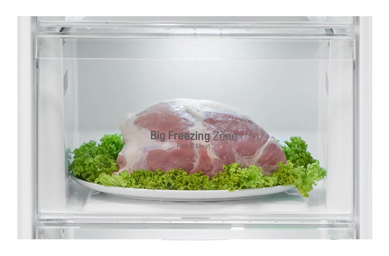 LG Réfrigérateur combiné | Total No Frost | Compresseur linéaire inverter | Smart Diagnosis™ | Moist Balance Crisper | A++, LG GB6106SWH