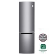 Vue avant de Réfrigérateur combiné | Total No Frost | Compresseur linéaire inverter | Smart Diagnosis™  LG GB6318SDS