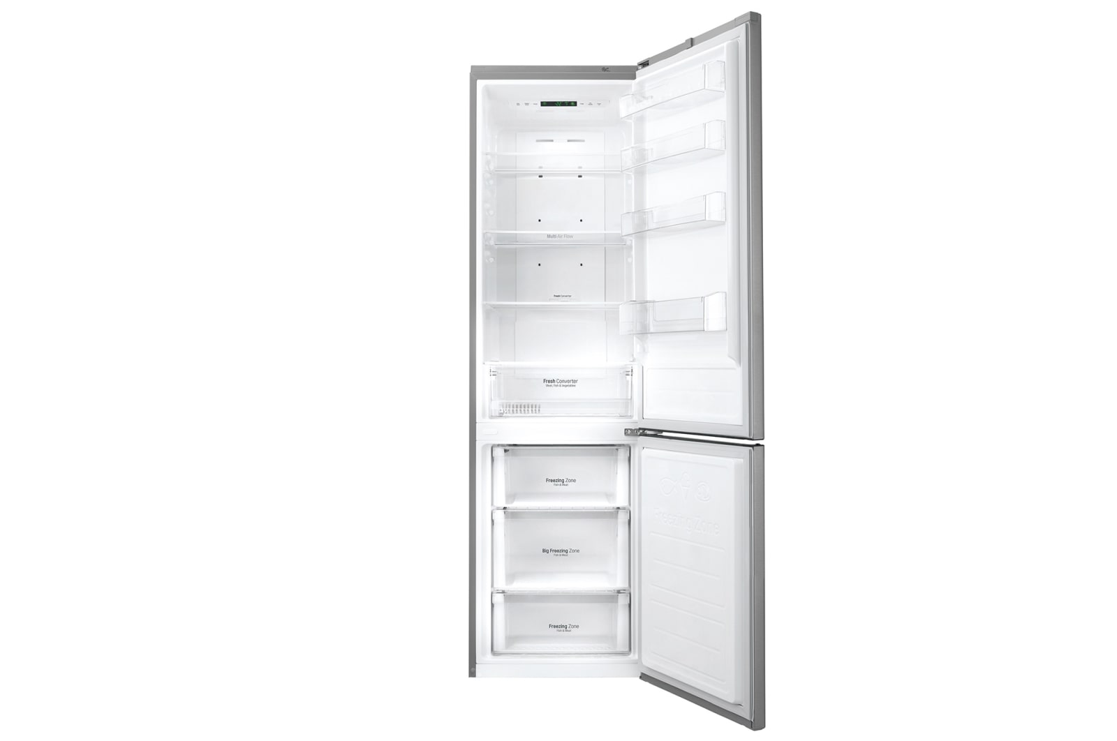 LG Réfrigérateur combiné | Total No Frost | Compresseur linéaire inverter | Smart Diagnosis™ , LG GB6318SDS