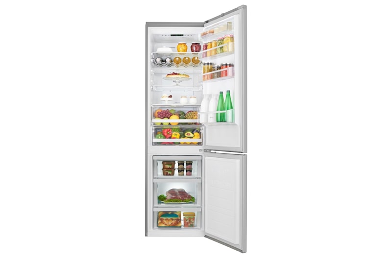 LG Réfrigérateur combiné | Total No Frost | Compresseur linéaire inverter | 37dB | Moist Balance Crisper | Fresh converter , LG GB6388SSA