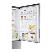 LG Réfrigérateur Combiné  70cm | 462L | E | 41dB(C) | Total No Frost | Compresseur Smart Inverter, LG GBB566PZHZN