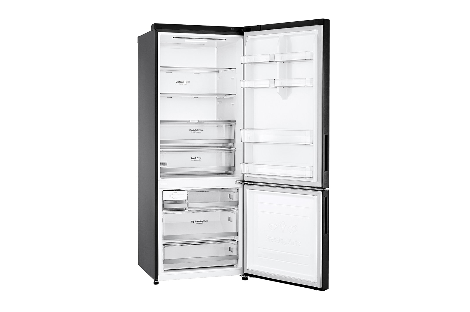 LG GBB569MCAZN Vue de côté