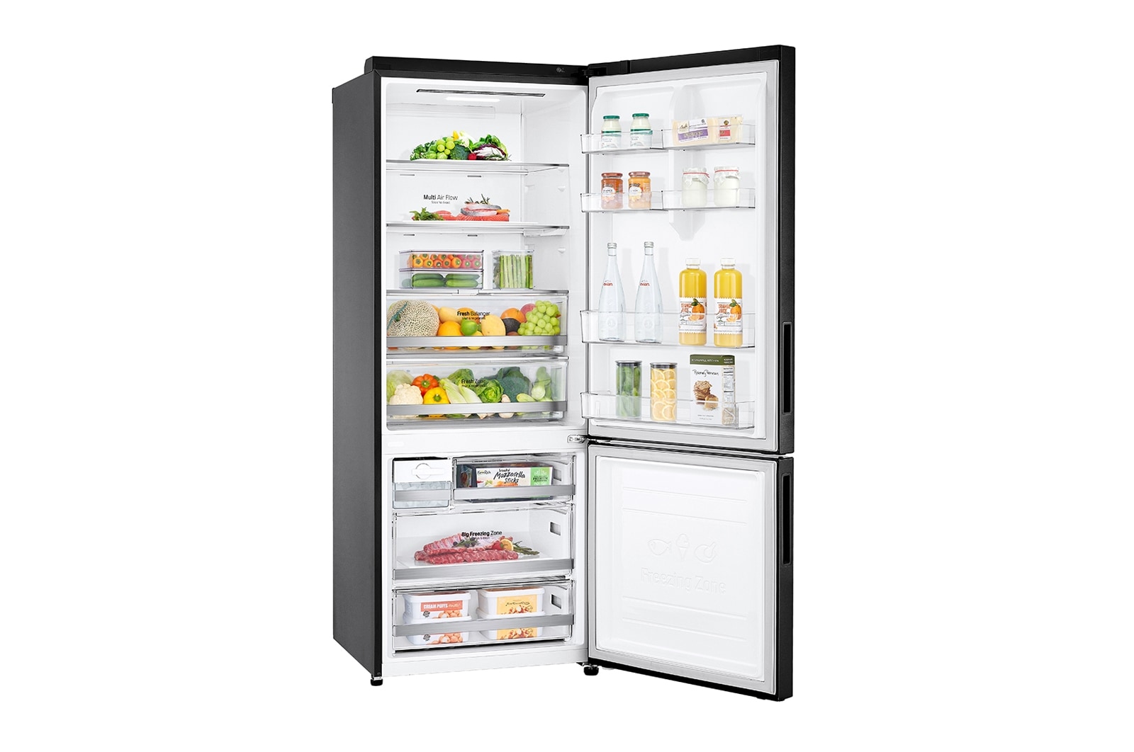 LG GBB569MCAZN Vue de côté
