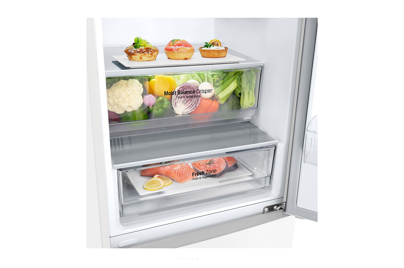 LG GBB61SWJEC Vue de côté
