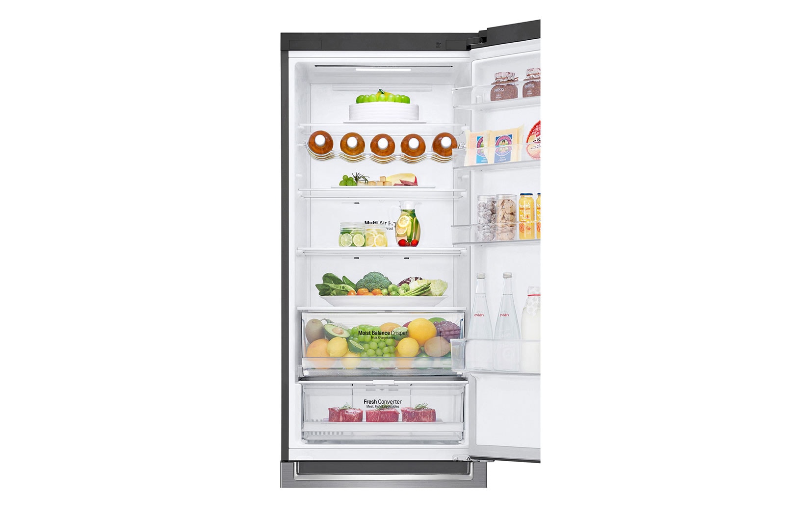 LG Réfrigérateur combiné | 384L | D | 35dB(B) | Door Cooling+™ | Compresseur Smart Inverter, LG GBB62PZFDN