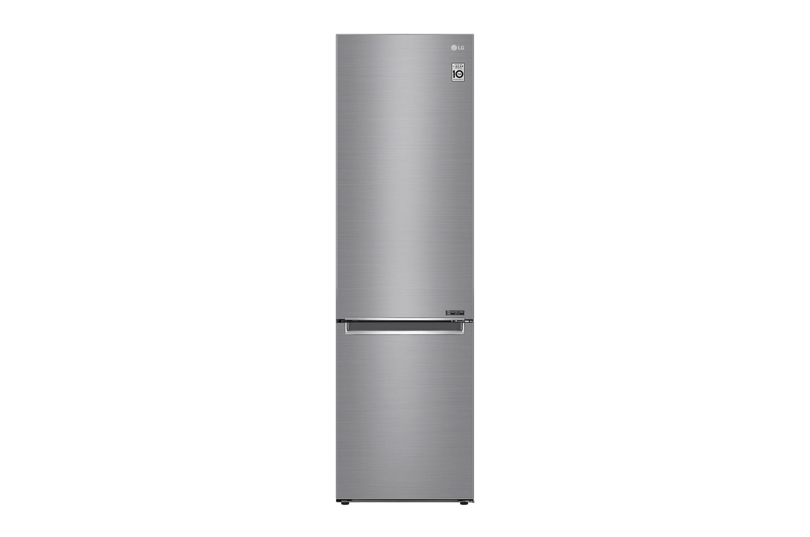 Vue avant de Réfrigérateur combiné | 384L | D | 36dB(C) | Total No Frost | Compresseur Linéaire Inverter LG GBB62PZGFN