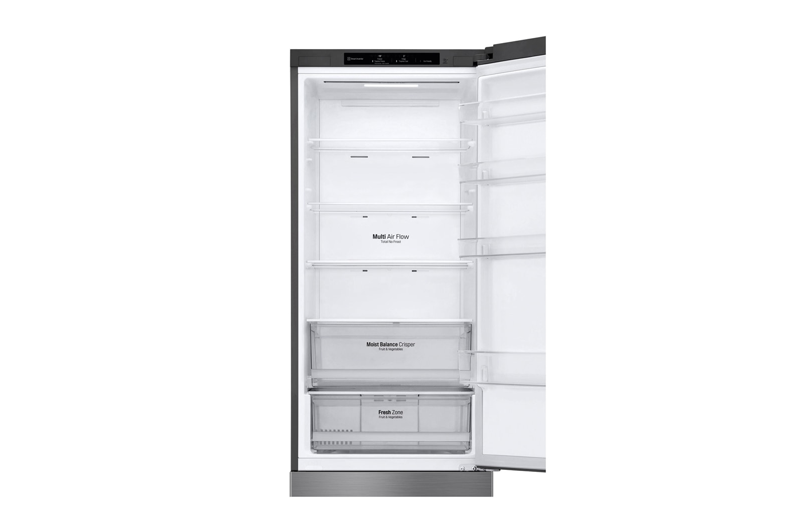 LG Réfrigérateur Combiné | 384L | 35dB | Door Cooling+, LG GBB62PZJEC