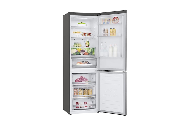 LG Réfrigérateur combiné | 341L | E  | 36dB | Total No Frost | Compresseur Linéaire Inverter, LG GBB71PZDZN