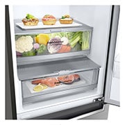 LG Réfrigérateur combiné | 341L | E  | 36dB | Total No Frost | Compresseur Linéaire Inverter, LG GBB71PZDZN