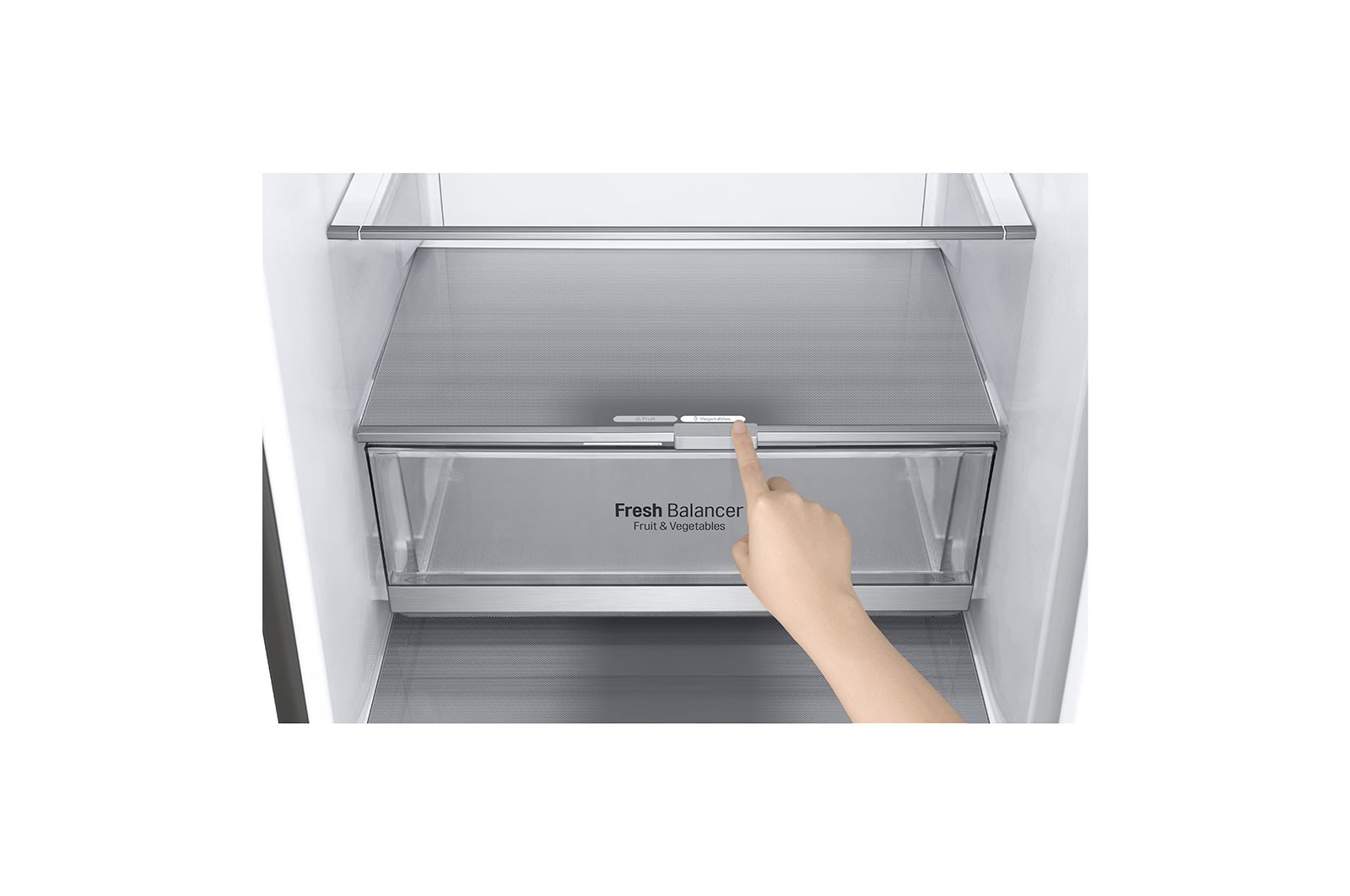 LG Réfrigérateur combiné 341L | Total No Frost  | Compresseur linéaire inverter | Smart Diagnosis™ | 36dB(C) | Moist Balance Crisper | Fresh converter , LG GBB71PZEZN