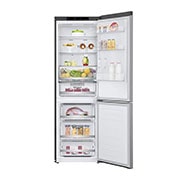 LG Réfrigérateur combiné 341L | Total No Frost  | Compresseur linéaire inverter | Smart Diagnosis™ | 36dB(C) | Moist Balance Crisper | Fresh converter , LG GBB71PZEZN
