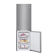 LG Réfrigérateur combiné 341L | Total No Frost  | Compresseur linéaire inverter | Smart Diagnosis™ | 36dB(C) | Moist Balance Crisper | Fresh converter , LG GBB71PZEZN
