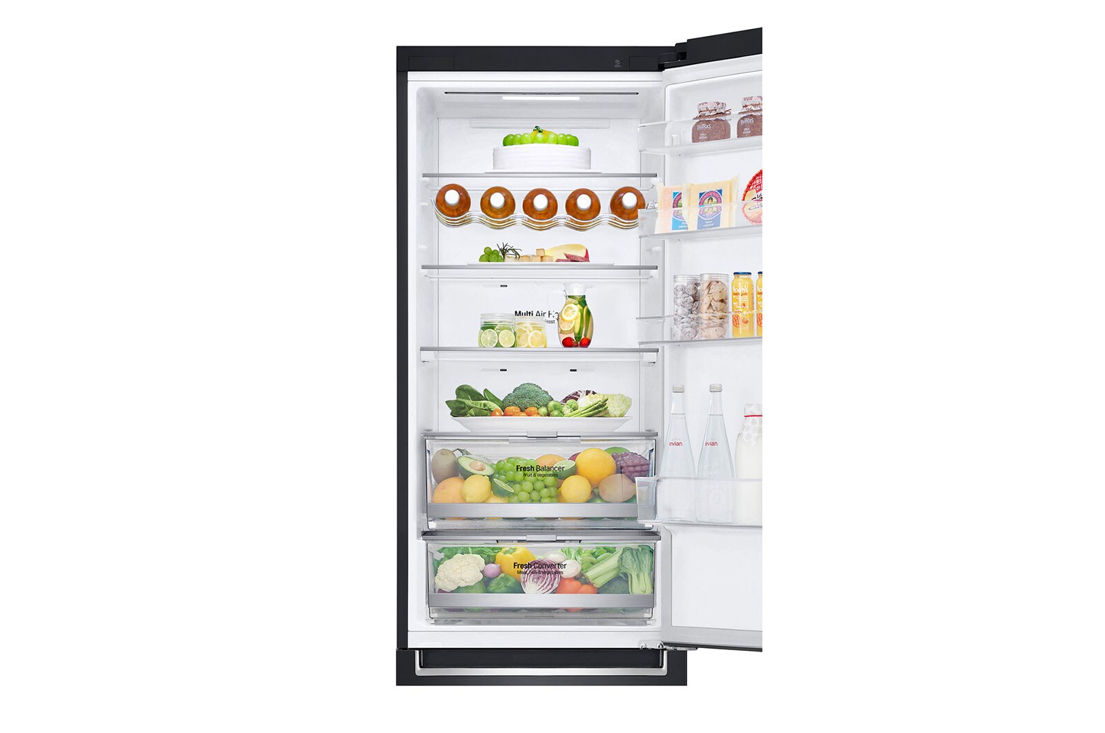 LG Réfrigérateur combiné | 384L | D | 35dB(B) | Door Cooling+™ | Compresseur Smart Inverter, LG GBB72MCDDN