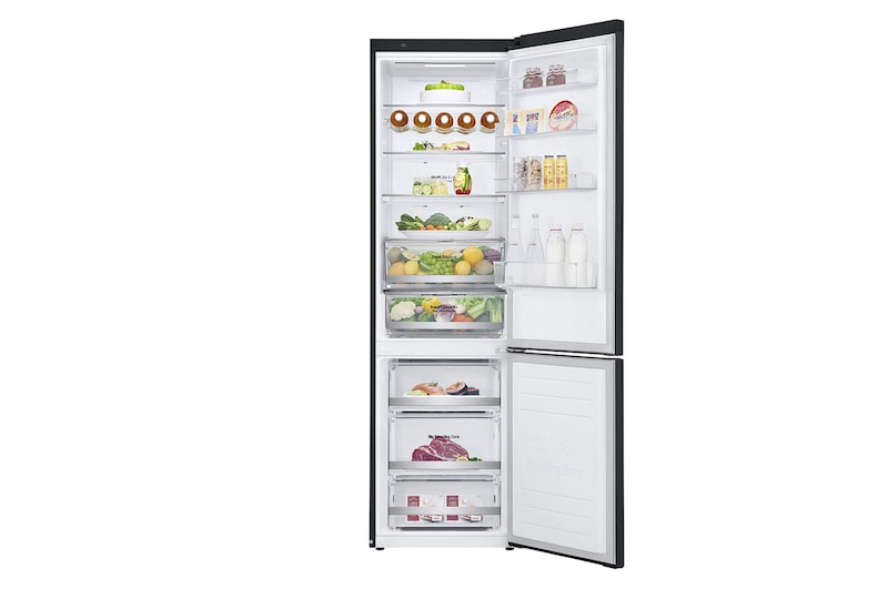 LG Réfrigérateur combiné | 384L | 35dB(B) | Door Cooling+ | Compresseur Smart Inverter, LG GBB72MCDEN