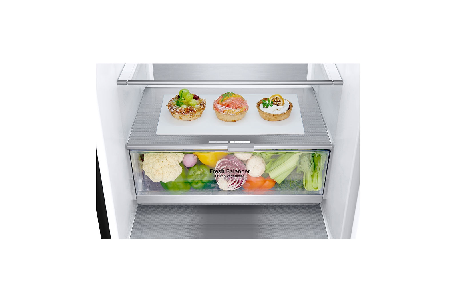 LG Réfrigérateur combiné | 384L | 35dB(B) | Door Cooling+ | Compresseur Smart Inverter, LG GBB72MCDEN