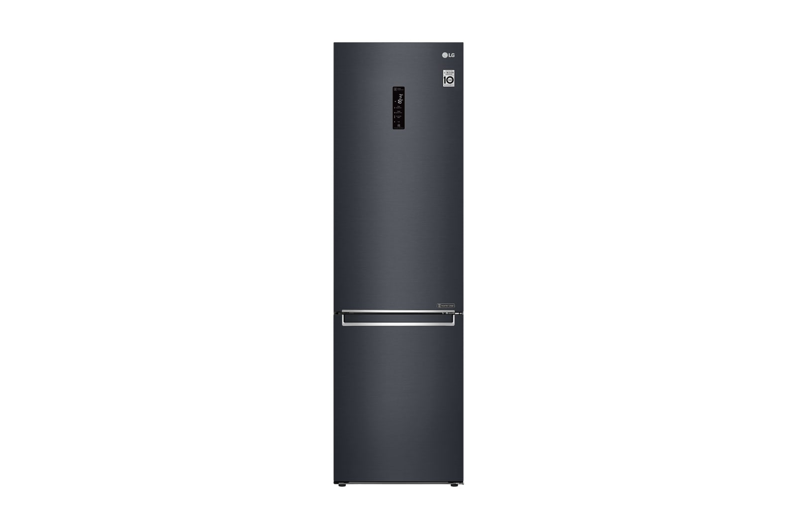 Vue avant de Réfrigérateur combiné 384L | Total No Frost | Compresseur Linéaire Inverter | Smart Diagnosis™ | Moist Balance Crisper | Fresh Converter LG GBB72MCDFN