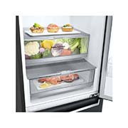 LG Réfrigérateur combiné | 384L | E | 36dB(C) | Total No Frost | Compresseur Linéaire Inverter  , LG GBB72MCDZN