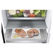 LG Réfrigérateur combiné | 384L | E | 36dB(C) | Total No Frost | Compresseur Linéaire Inverter  , LG GBB72MCDZN