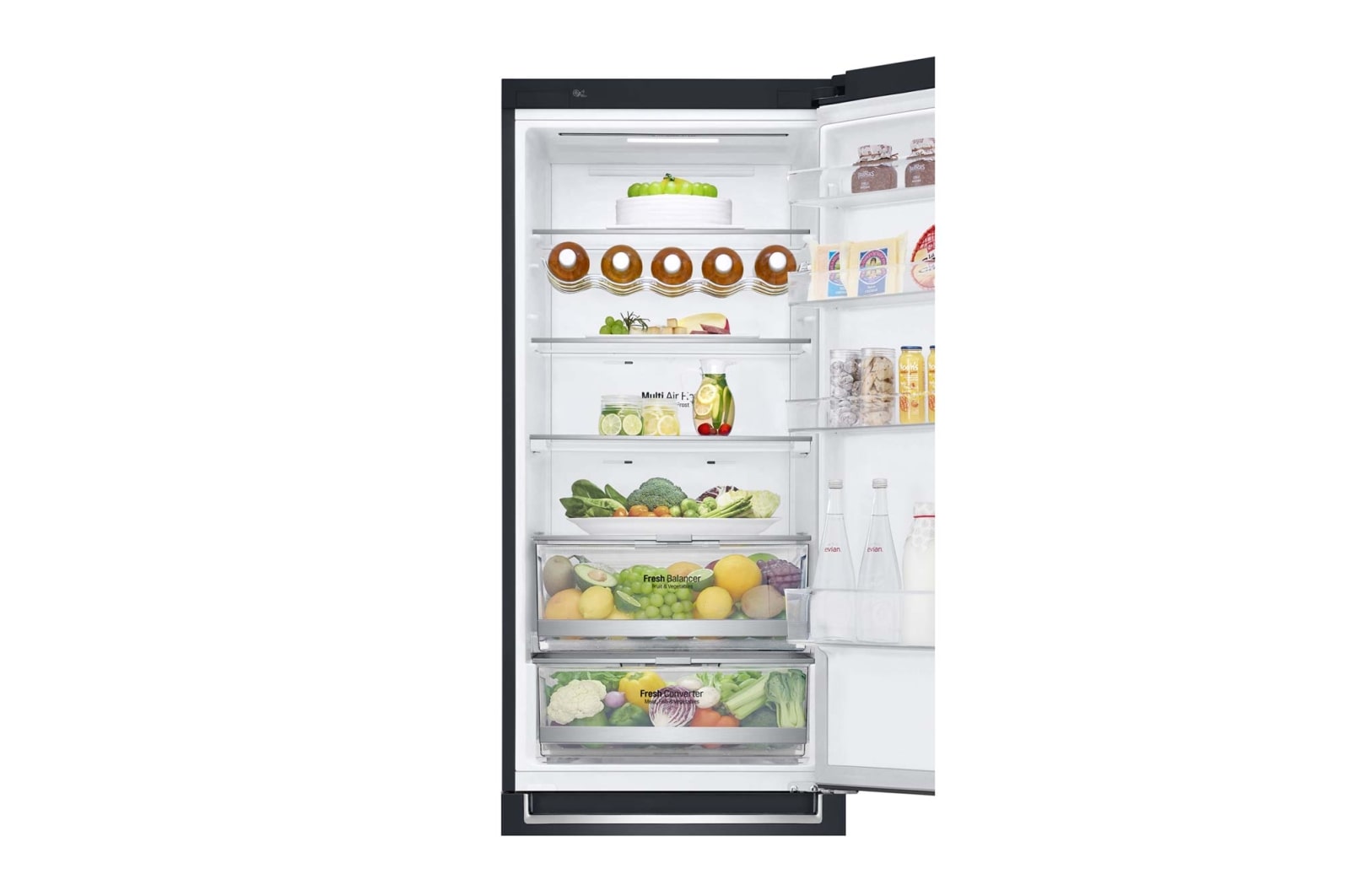 LG Réfrigérateur combiné | 384L | E | 36dB(C) | Total No Frost | Compresseur Linéaire Inverter  , LG GBB72MCDZN
