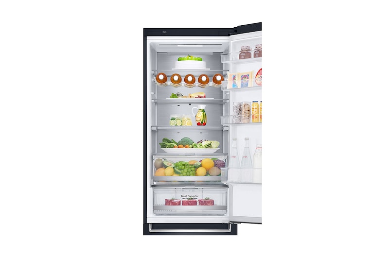 LG Réfrigérateur Combiné | 384L | D | 36 dB(C) | Total No Frost | Compresseur Linéaire Inverter, LG GBB72MCUFN