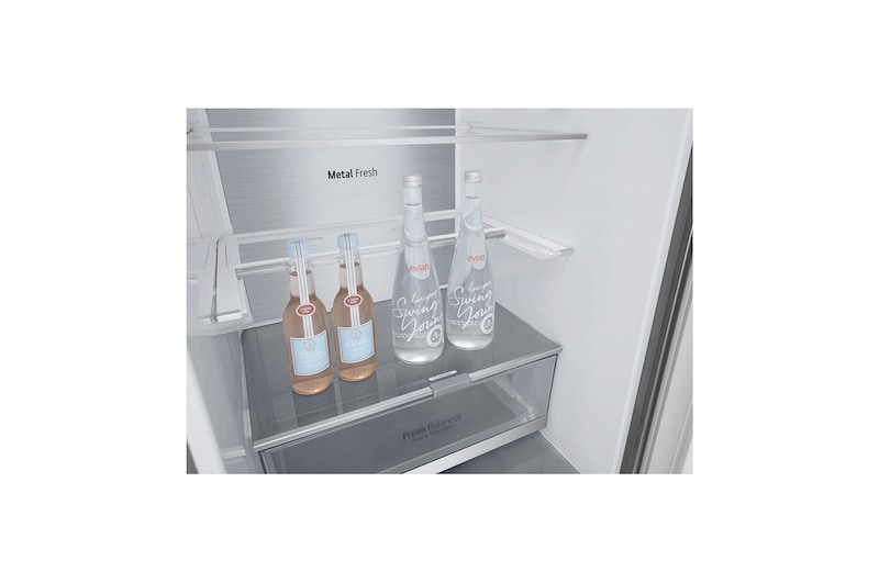 LG Réfrigérateur combiné | 384L | 35dB(B) | Door Cooling+™ | Compresseur Smart Inverter, LG GBB72NSUCN1