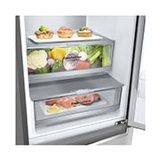 LG Réfrigérateur combiné | 384L | 35dB(B) | DoorCooling+ | Compresseur Linéaire Inverter, LG GBB72NSUCN