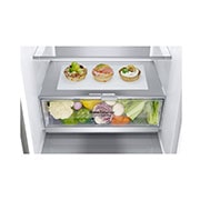 LG Réfrigérateur combiné | 384L | 35dB(B) | DoorCooling+ | Compresseur Linéaire Inverter, LG GBB72NSUCN