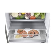LG Réfrigérateur combiné | 384L | 35dB(B) | DoorCooling+ | Compresseur Linéaire Inverter, LG GBB72NSUCN