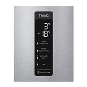 LG Réfrigérateur combiné | 384L | 35dB(B) | DoorCooling+ | Compresseur Linéaire Inverter, LG GBB72NSUCN