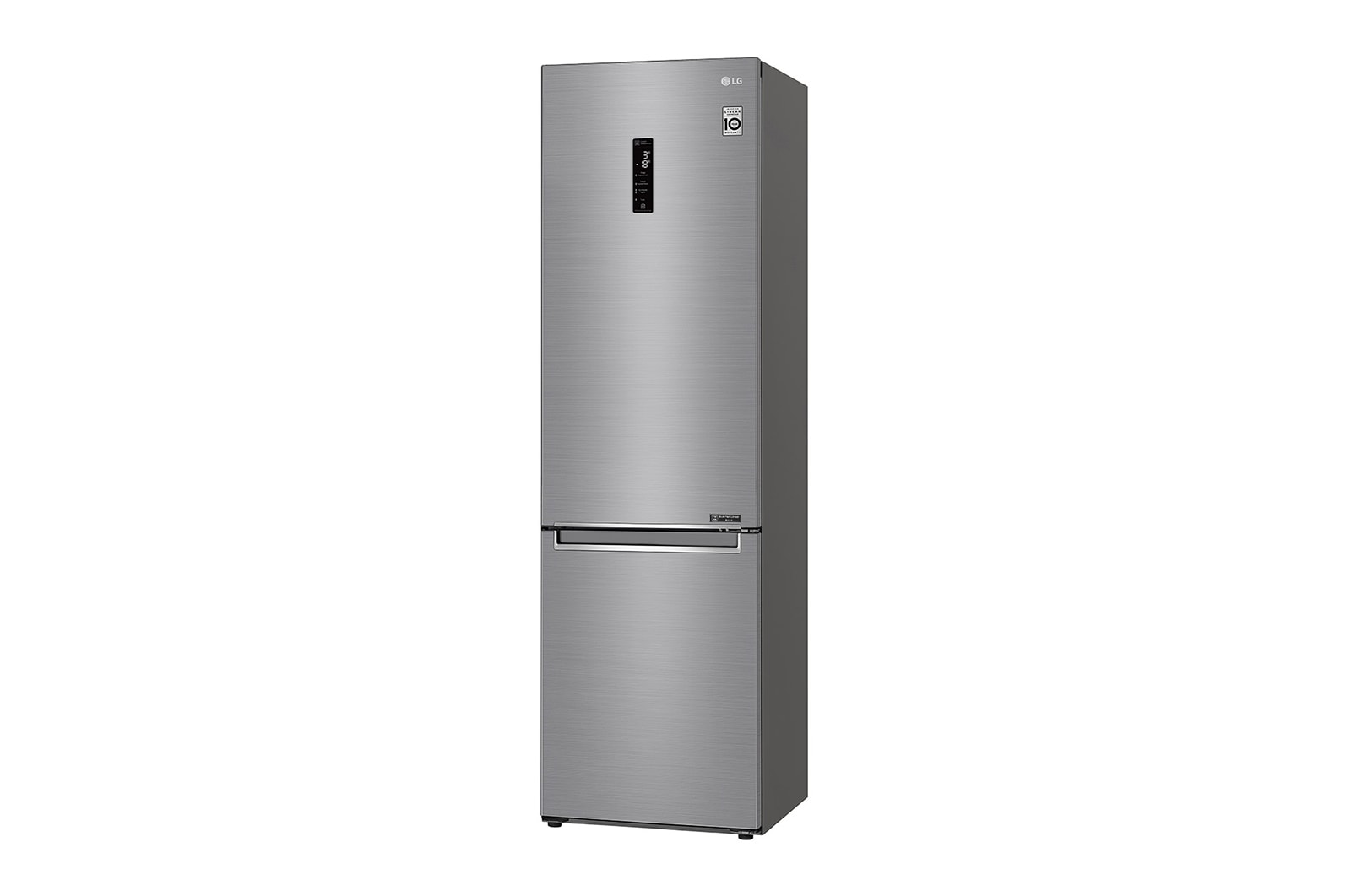 LG Réfrigérateur Combiné | 384L | E | 36 dB(C) | Total No Frost | Compresseur Linéaire Inverter, LG GBB72PZUZN