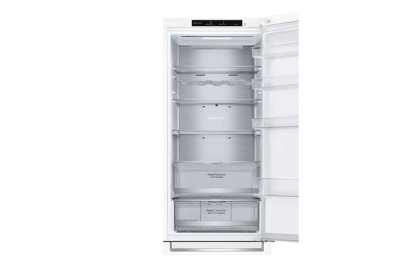 LG Réfrigérateur combiné | 384L | 35dB(B) | DoorCooling+ | Compresseur Smart Inverter, LG GBB72SWVEN