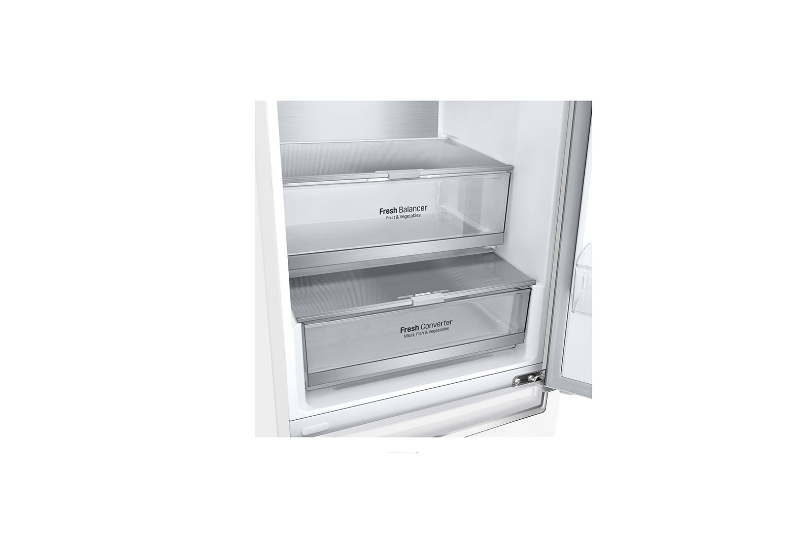 LG Réfrigérateur combiné | 384L | 35dB(B) | DoorCooling+ | Compresseur Smart Inverter, LG GBB72SWVEN