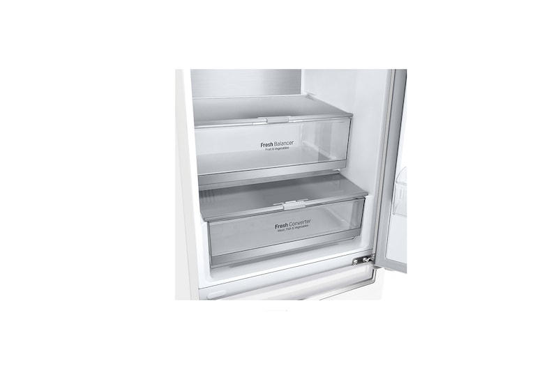 LG Réfrigérateur combiné | 384L | 35dB(B) | DoorCooling+ | Compresseur Smart Inverter, LG GBB72SWVEN