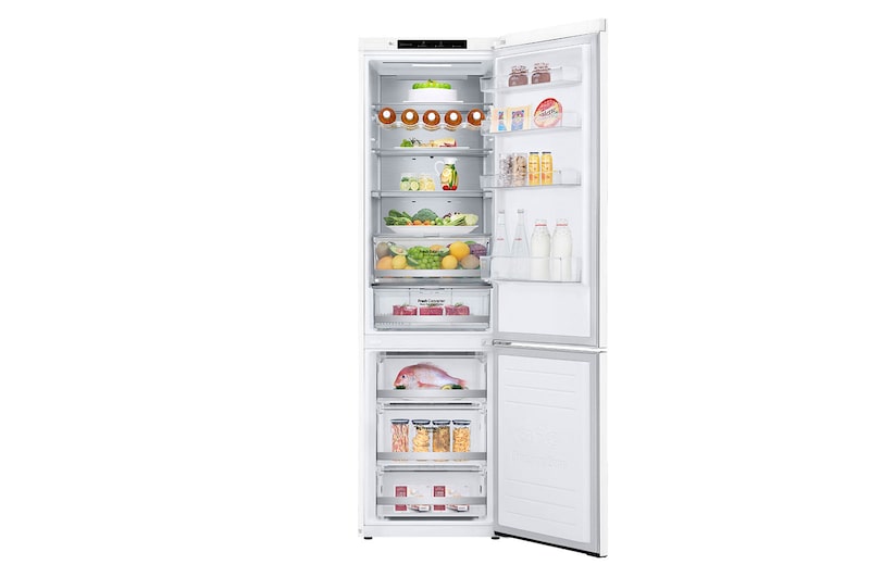 LG Réfrigérateur Combiné | 384L | D | 36 dB(C)  | Door Cooling | Compresseur Linéaire Inverter, LG GBB72SWVFN