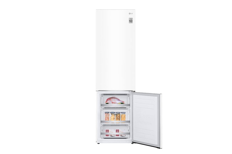 LG Réfrigérateur Combiné | 384L | D | 36 dB(C)  | Door Cooling | Compresseur Linéaire Inverter, LG GBB72SWVFN