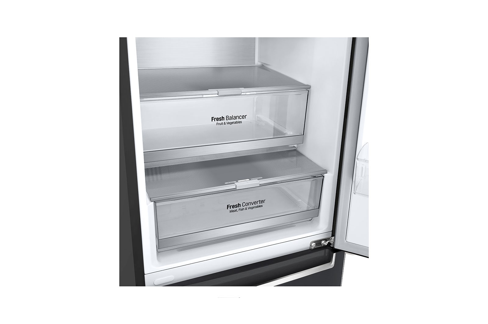 LG Réfrigérateur combiné | 384L | 35dB(B) | DoorCooling+ | Compresseur Linéaire Inverter, LG GBB92MCABP
