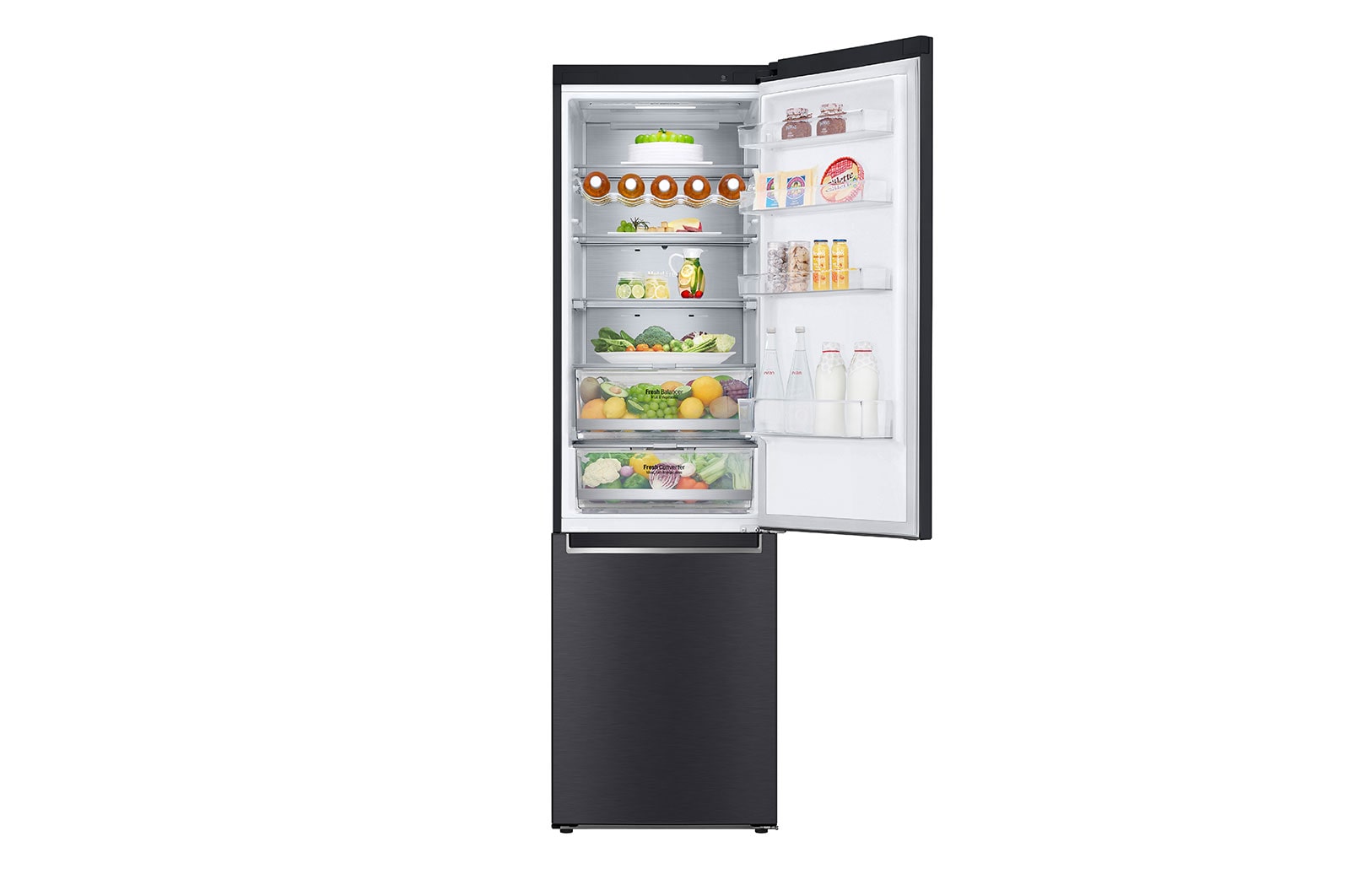 LG Réfrigérateur combiné | 384L | 35dB(B) | DoorCooling+ | Compresseur Linéaire Inverter, LG GBB92MCABP
