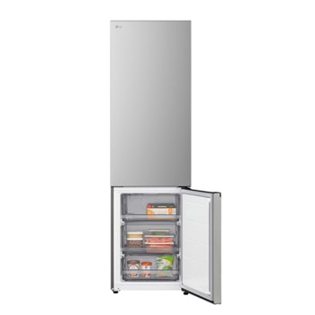 À gauche, de la viande avec température -3 °C affichée, au centre, du poisson frais avec température 0 °C et à droite, du fromage avec température 2 °C.