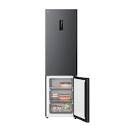 Vue avant du réfrigérateur congélateur LG (gbbsj20dpy) montrant la ventilation DoorCooling+™