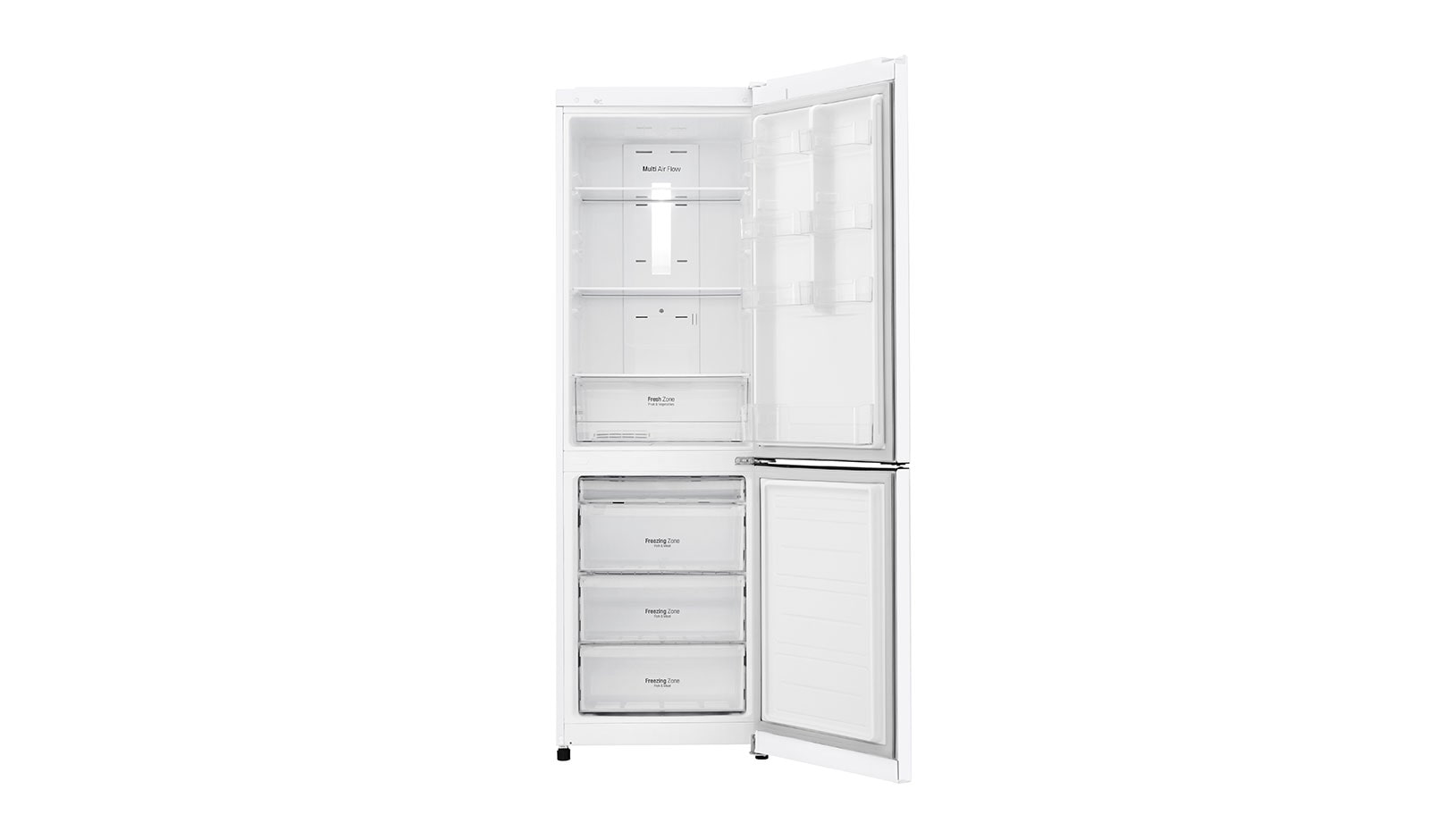 LG Réfrigérateur combiné | Total No Frost | Compresseur linéaire inverter | WIFI | A++, LG GBD4826SWH